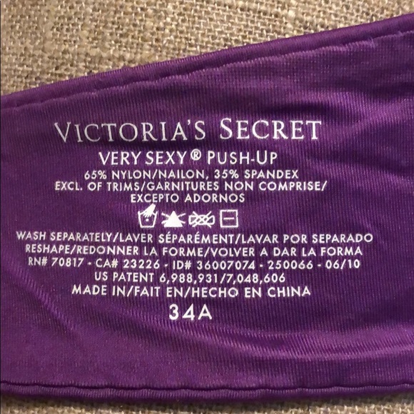 Victoria’s Secret Very Sexy Push-up Bra 34A - Picture 6 of 6